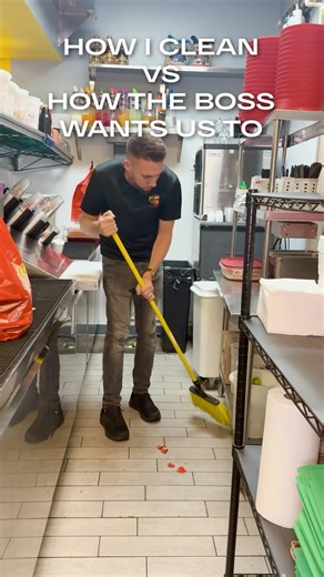 At Quesa Loco…“clean” means CLEAN 😭 #shorts