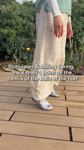 Bouncing on the Heels to Vibrate the Kidneys顛踵補腎法 (Diān Zhǒng Bǔ Shèn Fǎ)