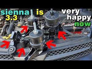 2004 2016 Toyota sienna motor mounts engine mounts on all sides replacement P2