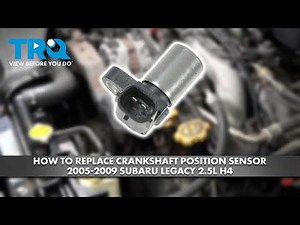 How to Replace Crankshaft Position Sensor 2005-2009 Subaru Legacy 2.5L H4