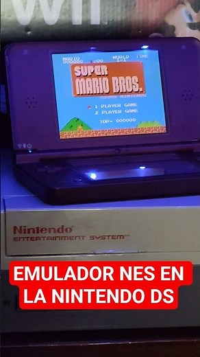 Emulating NES games on a Nintendo DS #shorts #tutorial #retro