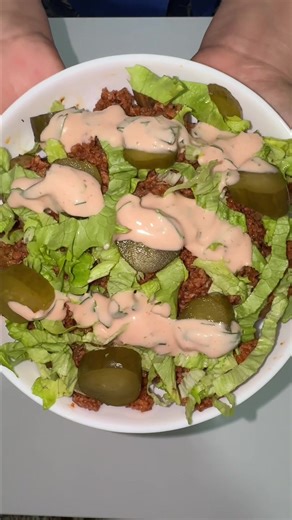 Big Mac Bowl Recipe 🍔 Easy Homemade Meal