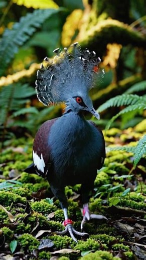Crowned pigeon (Goura cristata)