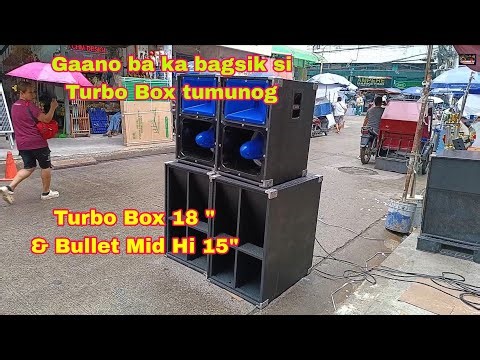 Sound check sa Turbo Box kung Ganda ba talaga tunog || powered by Zymar Power