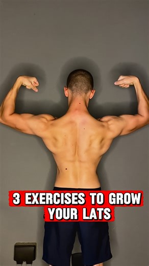 David Jangelovski | Online Fitness Coach on Instagram: "3 exercises to grow your Lats! Lats will give you that width that you want. And the more wider your Lats are the tinier your Waist looks. Make sure your form is on point and that you add weight and reps overtime on these 3 exercises and you will be so much wider."