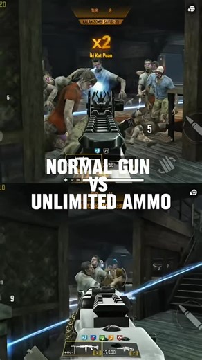 Oğuzhan Bideci | This Barrel Gives Infinite Ammo | CODM Zombies One gun keeps reloading. The other gives unlimited ammo thanks to the barrel attachment. It... | Instagram