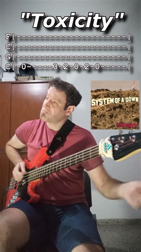 System Of A Down - "Toxicity" (Bass Cover With TABS)