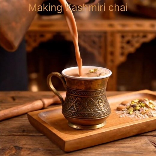 Easy Kashmiri Chai Recipe: Authentic Pink Tea in Minutes! T