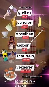 Cooking verb in German #fblifestyles #education #EducationAbroad #learn #learning #fblifestyle #grammar #Ausbildung #germanlanguage #communitybuilding | Learning German with heart