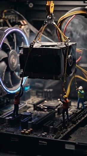 Miniature Workers Repairing a Broken Gaming PC (Cinematic)#MiniatureWorld #PCRepair #GamingPC