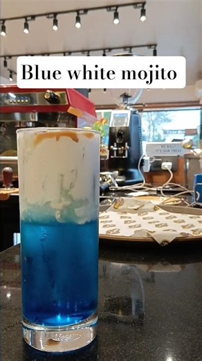 Blue Angel mojito 🍸 S #shortsfeed #shortsviral #coffee #drink #shortvideo #mojitodrink #mojito