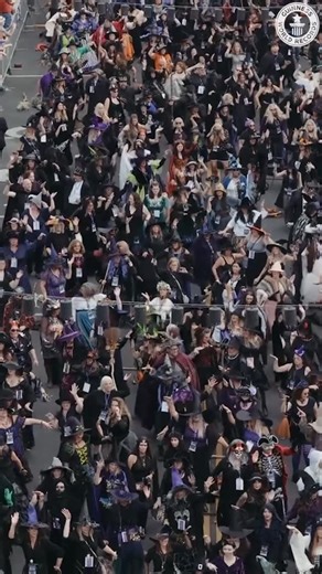 Guinness World Records on Instagram: "Two new records for the @sanduskywitcheswalk for the largest witch costume contest (970 people) and largest witches dance (727 people) 🧙‍♀️"