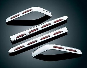 Lighted LED Red Lens Saddlebag Molding for GL1800