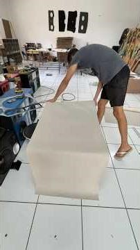 PART 3 - Lining the mega bob box in faux leather 🔉🔥