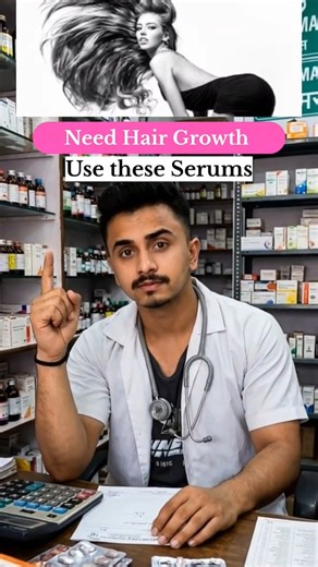 ​4 Best Pharmacy Hair Growth Serums 💇‍♂️ Stop Hair Fall & Regrow Thinning Hair!#shorts
