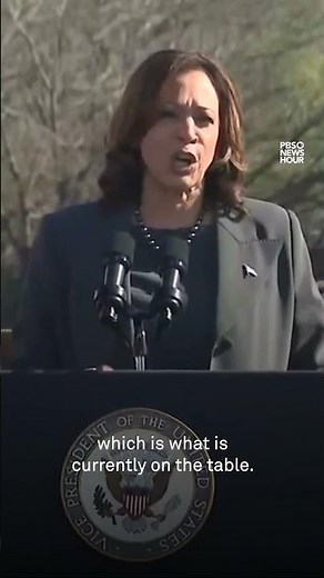 Harris calls for an immediate six-week cease-fire in Gaza