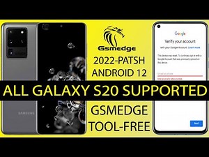 FRP Samsung Galaxy S20 Ultra Android 12 Bypass Google Account One Click