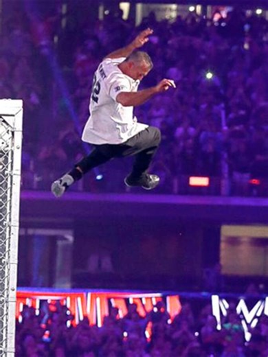 Shane McMahon literalemente dejó la vida 🫡 . . . #wwe #wweespañol #wrestlemania #shanemcmahon #undertaker 42 años de WrestleMania