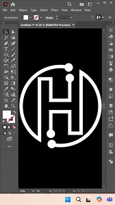 13K views · 340 reactions | Adobe illustrator Tutorial H Logo Design #tutorial #illustrator #graphicdesign #course #reels | HyperDesign | Facebook