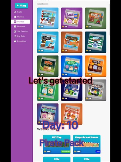 Opening blooket packs everyday, day 10!! #Blooket #gaming #packopening #viral #fyp