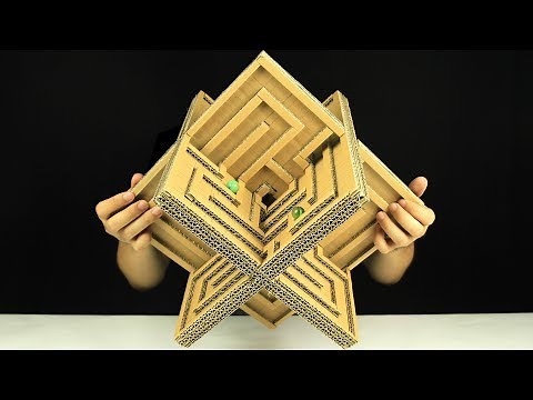 How to make 3D Inception Labyrinth from Cardboard