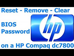 #052 How to Remove - Reset - Clear BIOS Password on a HP Compaq dc7800