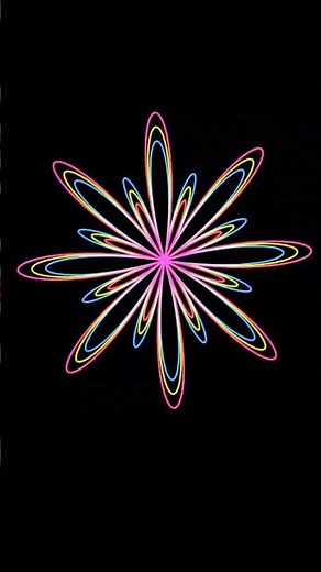 Hypnotic Geometry Flower