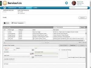 Test Ticket Creation using Ticket Template