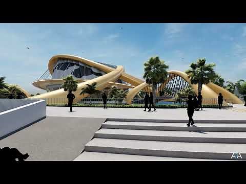 CULTURAL ART CENTER Architectural walkthrough. Designed by Emmanuel Ogundiran.