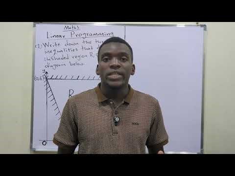 Linear Programming, mathematics P1 Question