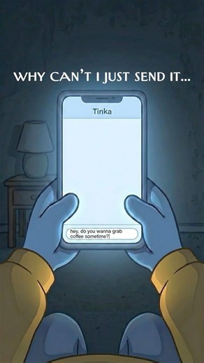 Why can’t i just send it… #relatable #ai #life #mindset #animation #overthinking