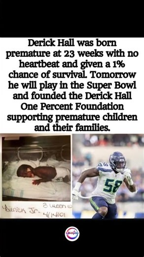 From 1% chance to Super Bowl — Derick Hall’s miracle journey 🙏🏈#shorts