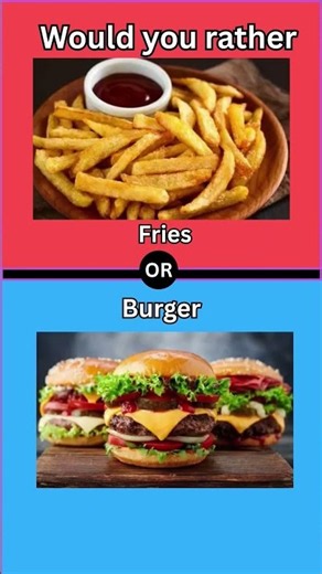 what would you rather choose? this or that