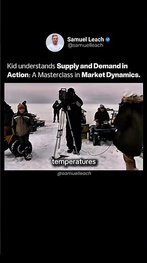 Demand & Supply Explained in 40 Seconds