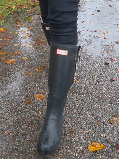 Rainy Days with Hunter Boots: A Perfect Match