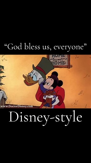 5.5K views · 121 reactions | Whether it be “Mickey’s Christmas Carol,” “Disney’s A Christmas Carol,” or “The Muppet Christmas Carol,” one message rings true - “God bless us, everyone.”   | Doctor Disney | Facebook