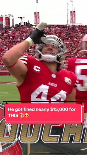 Kyle Juszczyk was fined $14,926 for this celebration against Miami. The NFL stated: “Your imitation of chugging a beer constituted an offensive demonstration and could reasonably be construed as being in poor taste.” #NFL
