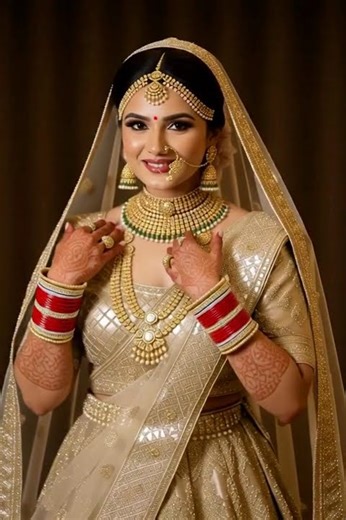 Indian Bride’s Grand Wedding Moment 💃 #Wedding #IndianBride #BigFatIndianWedding