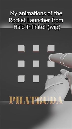 Rocket Launcher Animations! 💥 Halo Viewmodel #halo #haloart #3danimation
