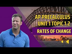 Rates of Change - AP Precalculus Topic 1.2