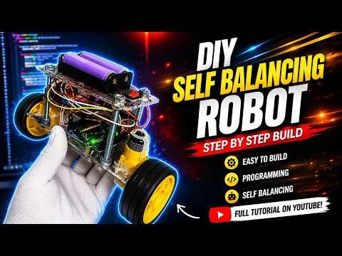 How to Build a Simple Arduino Self-Balancing Robot 🤖 (Step-by-Step Guide)