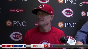 4.3K views · 112 reactions | "I'm really grateful to be a part of games like that. To get that feeling." "It's a lot of fun." Reds manager David Bell took a moment to appreciate the competition and the win over the Cubs Friday at Wrigley Field. He said the win "took everyone" contributing to the victory. The Reds beat the Cubs, 5-4. | FanDuel Sports Network Cincinnati | Facebook
