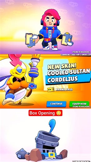 Box Opening In Brawl Stars #brawlstars #brawlstarsskins #boxopening #brawltalk #brawlstarsgame