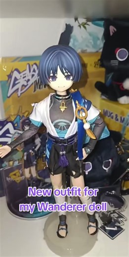 itsss soo cutee #wanderer #scara #genshinimpact #fypageシ #xybca | Scara Genshin Impact