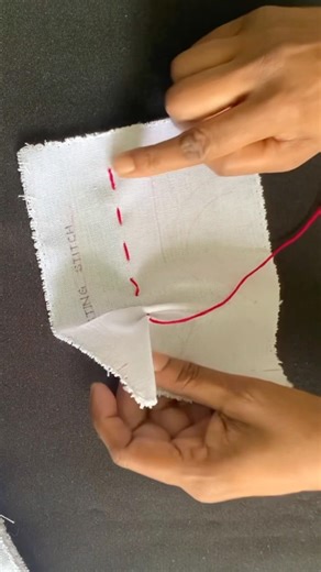 How to do basting stitch correctly & perfectly ✨🫶🏼/ embroidery #shorts