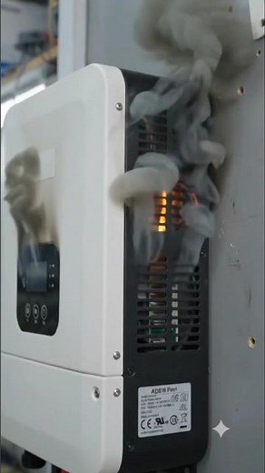 Dangerous Solar Inverter Short Circuit! ⚠️ Don't Ignore This! #shorts #shortcircuit