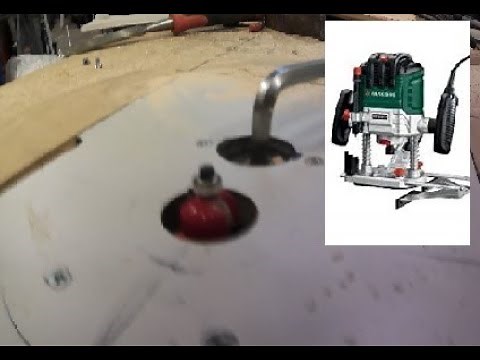 Table router DIY with PARKSIDE / Mesa fresadora con fresadora PARKSIDE 1200