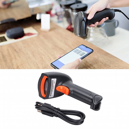 Scanner de Code-Barres 2D, Scanner de Code QR 2.4Ghz Portable Lecture 360 Étanche à la Poussière Lecteur de Code QR USB, pour Paiement Mobile, Magasin, Supermarché - Walmart.ca