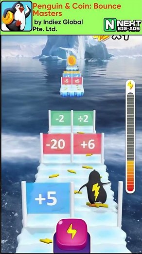 🐧 Penguin & Coin: Bounce Masters by Indiez Global NextBigAds | Ad Intelligence #nextbigads