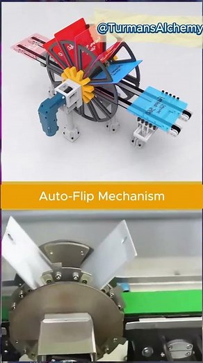Genius Automatic Flipping Mechanism Revealed #MechanicalEngineering #DIY #Automation #howitworks